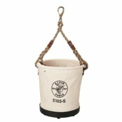 Klein Tools Klein 5103S Bucket #4 Canvas Molded Bottom