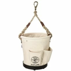 Klein Tools Klein 5171PS Bucket #4 Canvas 4 Outside Pockets