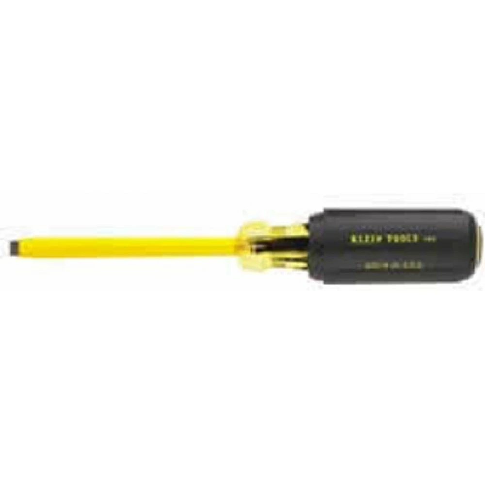 Klein Tools Klein Coated 5/16" Cabinet-Tip Screwdriver 6" Round-Shank