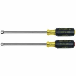 Klein Tools Klein 646M Magnetic Tip Nut Driver Set 6" Hollow Shanks