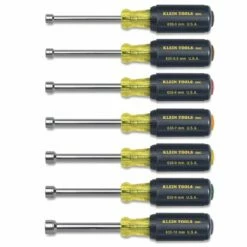 Klein Tools Klein 7 Piece Metric Cushion Grip Nut Driver Set 3" Shanks