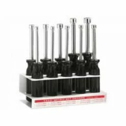 Klein Tools Klein 70200 10-Piece Metric Nut-Driver Set With Stand - 3"-Shanks