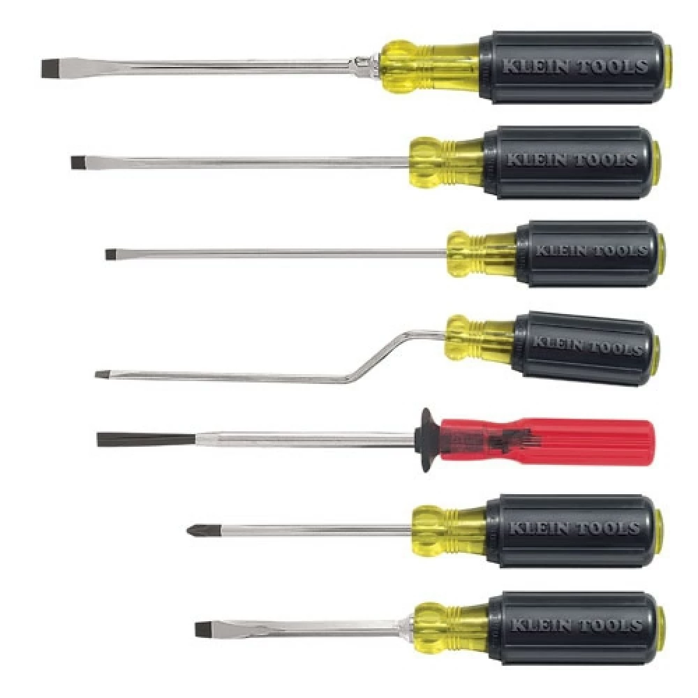 Klein Tools Klein 7 Piece Screwdriver Set W/Pouch