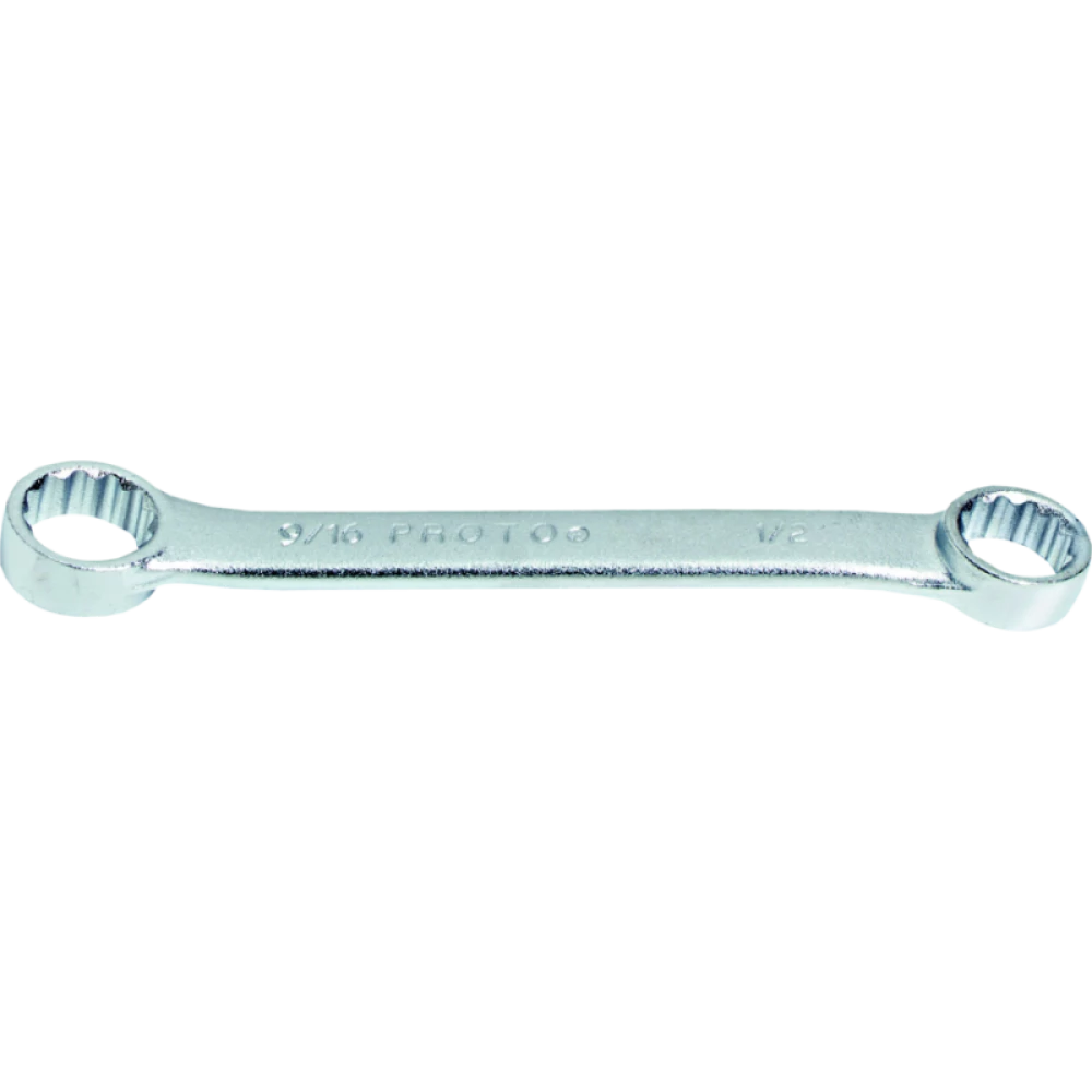 Proto® Short Satin Double Box Wrench 5/8" X 3/4" - 12 Point