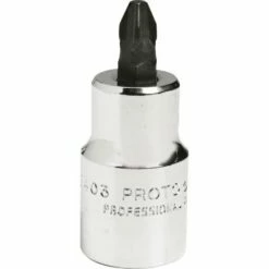Proto® 1/2" Drive Phillips® Screwdriver Bit Socket - # 3