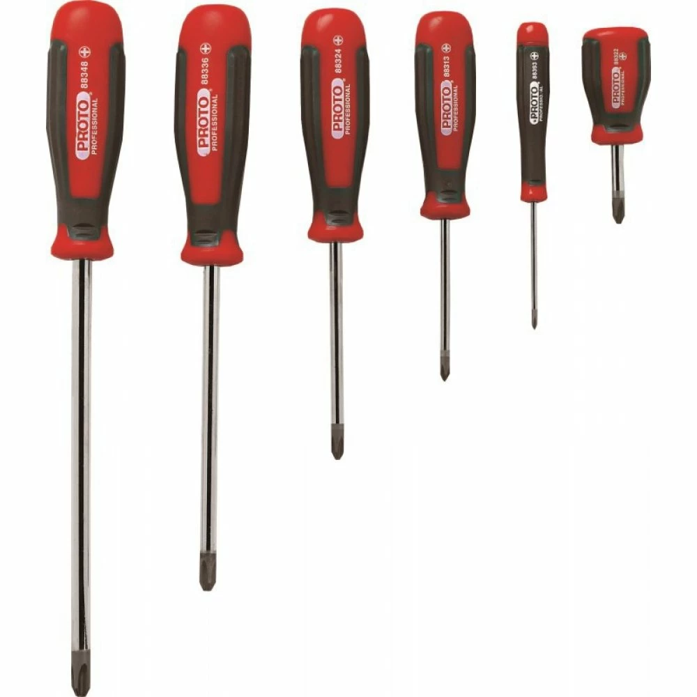 Proto® Super Proto® 6 Piece Phillips® Screwdriver Set