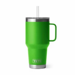 Yeti Coolers YETI Rambler 35 Oz Mug With Straw Lid Canopy Green