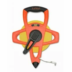 Lufkin 1/2" X 200' Engineer's Orange Fiberglass Tape, 10ths 100ths