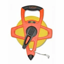 Lufkin 1/2" X 300' Engineer's Orange Fiberglass Tape, 10ths 100ths