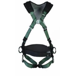 MSA V-Form™ Plus Construction Harness, Standard, Back & Hip D-Ring, Tongue Buckle Leg Straps