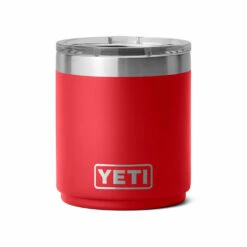 Yeti Coolers YETI Rambler 10 Oz Lowball 2.0 With MS Lid Rescue Red